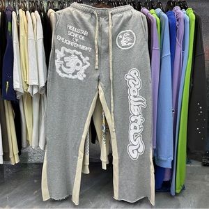 XL Gray Hellstar Flared Enlightenment Sweatpants